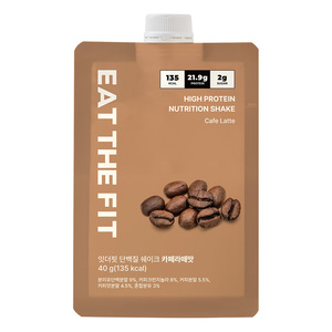 [DAYBYME] Batido de proteínas Eat the fit sabor café con leche, paquete para 1 semana (40g*7 unidades) Batido de nutrición diaria con proteína de suero de leche aislada en polvo - Product Image 1