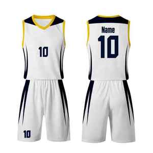 Maillot de sport imprimé à col en V, uniforme de volley-ball, séchage rapide, polyester, printemps/été, taille élastique, poches, tenue d'équipe personnalisée - Product Image 4