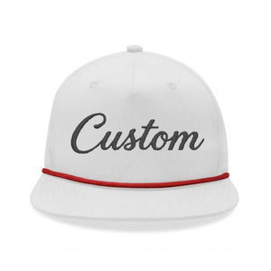 Casquette Snapback Unisexe Ajustable en Nylon Imperméable à 5 Panneaux avec Logo Brodé Personnalisé, Visière Plate, Non Structurée, pour l'Extérieur - Product Image 1