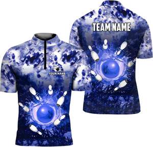 Custom Full Dye Sublimation Best Price Unisex Polo Shirts for <b>Bowling</b> Club - Product Image 4