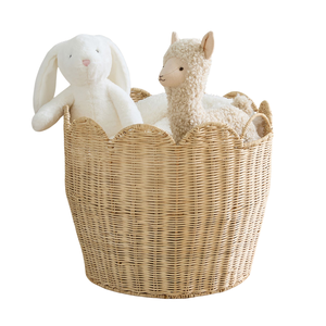 Hermosa Cesta de Almacenamiento de Juguetes de Mimbre, Cesta Multiusos para Guardar Ropa, Juguetes y Libros, Muebles para Dormitorio Infantil - Product Image 5