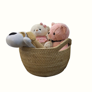 Cesto de Ropa de Bambú y Ratán de Nuevo Diseño, Hecho a Mano con Fibra Natural, Organizador de Almacenamiento para el Hogar, Venta al Por Mayor - Product Image 5