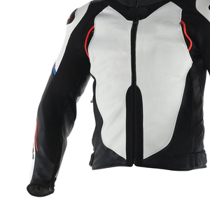 Chaqueta de Motociclista de Cuero de Lujo para Hombre, Chaqueta de Motociclista Premium, Ropa Protectora de Carreras Personalizada, Fábrica OEM - Product Image 3