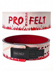 เข็มขัดยกน้ำหนักคุณภาพสูง OEM ODM สำหรับฝึกความแข็งแรง เพาเวอร์ลิฟติ้ง และเวทเทรนนิ่ง อุปกรณ์ออกกำลังกายแบบรัดกระชับ พร้อมหัวเข็มขัดแบบคันโยก - Product Image 6