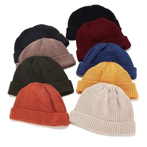 High Quality 3D Embroidery Customizable Double Layer <b>Merino</b> <b>Wool</b> Unisex Ski Beanie Hats with Cuffed Skull Design - Product Image 2