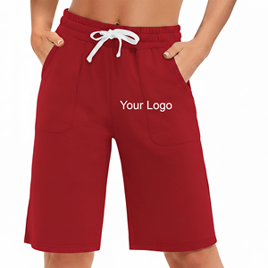 Shorts longs décontractés en coton respirant de haute qualité, style streetwear, avec cordon de serrage, pour la course à pied, à prix abordable - Product Image 6