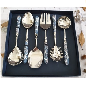 Juego de Cubiertos de Acero Inoxidable para Mesa de Comedor, Tendencia Actual, Cuchillo, Cuchara, Tenedor, Juego de Cubiertos para Restaurantes - Product Image 4