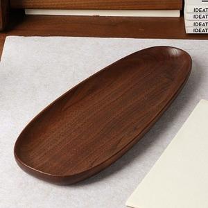 Platos de servir de madera redondos de alta calidad al por mayor de la India, platos y bandejas de madera de f s international - Product Image 1