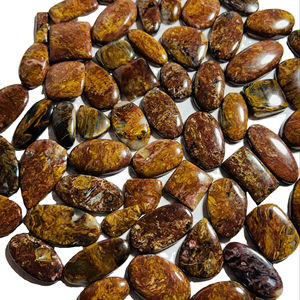 Gemas Sueltas Naturales de Alta Calidad de Pieter Site, Cabujones de Diferentes Tamaños y Formas Mixtas, Gemas Trimurti Hechas a Mano de Rajasthan para Joyería - Product Image 3