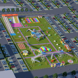 Montaña Rusa Manual, Divertido Juego <span class=keywords><strong>Interactivo</strong></span> para Niños y Padres con Doble Vía para Parques de Atracciones y Hoteles Turísticos - Product Image 6