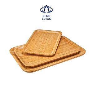 Bandeja de madera sostenible disponible, plato novedoso para servir alimentos, bandeja artesanal para charcutería y postres, suministro al por mayor - Product Image 1