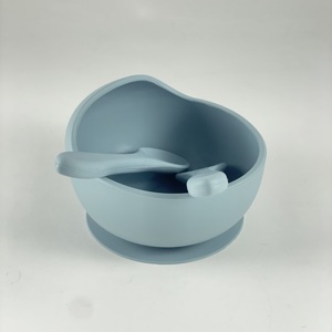 ชามซิลิโคนเกรดอาหารสำหรับเด็กพร้อมฐานดูดที่แข็งแรง, ชามป้อนอาหารเด็กวัยหัดเดินกันลื่น, ปลอดสาร BPA, ใช้กับไมโครเวฟได้ - Product Image 2