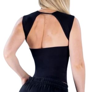 <b>Women</b> <b>Black</b> Sleeveless Crop <b>Top</b> Backless <b>Tank</b> <b>Top</b> Slim Fit Casual Sportswear Custom Logo Gym Workout Apparel Manufacturer - Product Image 6