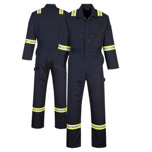 Ropa de Trabajo de Alta Visibilidad, Conjunto de Ropa de Trabajo de Algodón, Camisas y Pantalones de Trabajo con Tiras Reflectantes Industriales para Construcción de Carreteras, Uniforme de Trabajo - Product Image 6