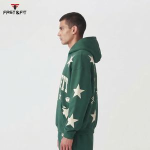 Ventes en gros de sweats à capuche pour hommes en coton 100% personnalisés, unisexes, de haute qualité, surdimensionnés, décontractés, streetwear - Product Image 3
