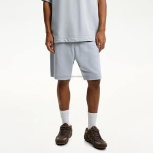 กางเกงขาสั้นผ้ายีนส์ของผู้ชายสำหรับฤดูร้อนทำจากผ้าฝ้าย100% เย็บปักแบบขาดๆตกแต่งด้วยกรดฟอกสี - Product Image 3