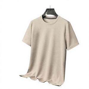 เสื้อยืดแขนสั้นผ้าฝ้าย 100% ทรงหลวมสไตล์ลำลองสำหรับผู้ชาย ลายพิมพ์เรียบง่าย เหมาะสำหรับฤดูร้อน - Product Image 4