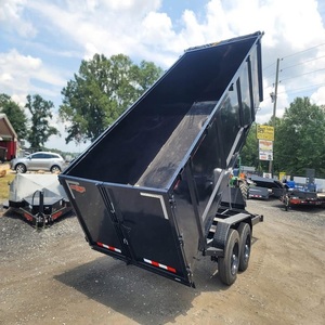 Fast Delivery Big Tex New <b>5</b> X 10 Low Profile Dump Trailer with Barn Doors Steel and <b>Iron</b> Semi Box Truck Trailer Flatbed - Product Image 3