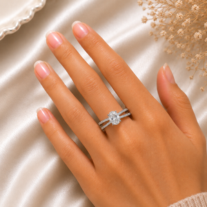 Anillo de Diamante de Corte Ovalado Cultivado en Laboratorio de Estilo Moderno, Plata 925, Anillos de Oro de 9kt, 14kt, 18kt para Joyería Femenina, Anillos de Compromiso - Product Image 2