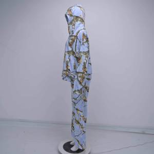 Conjunto de Sudadera con Capucha y Pantalones de Camuflaje RealTree Personalizados para Hombre al por Mayor, Chándal Oversize con Hombros Caídos, Ropa Casual Transpirable de Invierno - Product Image 5