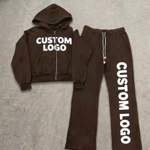 Fabricante de Sudaderas Personalizadas OEM ODM, Sudadera de Algodón Grueso con Lavado Ácido, Bordado, Apliques y Parches, Unisex, Ropa Urbana de Invierno - Product Image 1