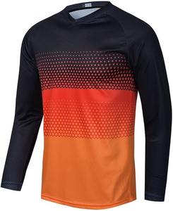Maillot de cyclisme respirant et coupe-vent à manches longues pour moto, motocross, BMX, moto MX, VTT, route, unisexe, adulte - Product Image 1