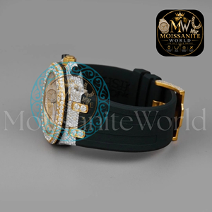 Moissanite <b>Black</b> Rubber Band <b>Watch</b> Smart Number Dial <b>Watches</b> for Export Sale Hip Hop Diamond <b>Watch</b> Birthday Gift For <b>Men's</b> <b>Watch</b> - Product Image 4