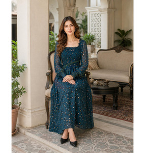 Nuevo Vestido Maxi de Verano para Mujer, Estilo Casual Bohemio, con Estampado Floral, Manga Media, Tie Dye, Estilo Boho Chic, Tela de Rayón - Product Image 1