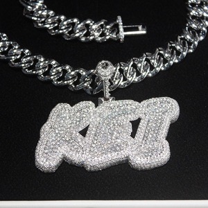 Colgante Hip Hop con Diamantes Cultivados en Laboratorio, Brillantes, para Joyería Masculina, Disponible a Precio de Exportación - Product Image 1