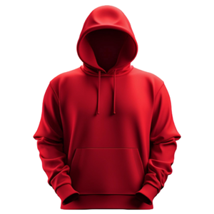 Sweat-shirt à capuche noir pour homme, coupe classique, 100% coton tricoté, couleur unie, avec poche, pour l'automne - Product Image 2
