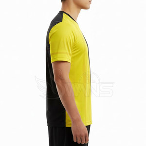 เสื้อฟุตบอลแขนสั้นไซส์ใหญ่ ระบายอากาศได้ดี ดีไซน์คลาสสิก แห้งเร็ว สำหรับผู้ชาย - Product Image 3