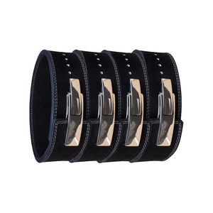 Ceinture de musculation à levier en cuir de vachette, sangles d'entraînement de gym, soutien lombaire antidérapant, imperméable, réglable, unisexe, OEM - Product Image 2