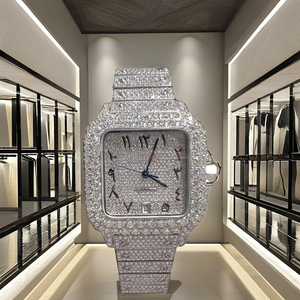 Montre automatique en moissanite très demandée, élégante, pour professionnels, idéale pour la vente en gros - Product Image 1