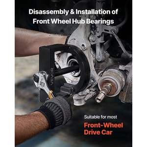 Kit d'outils de réparation automobile Master, extracteur et installateur de roulements de moyeu de roue pour véhicules à traction avant, remplacement facile des roulements, sans presse - Product Image 2