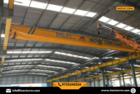 Pont roulant à double poutre de 10 tonnes, haute qualité, usage intensif, avec palan à câble, fabricant INOVIC CRM, Inde |   Grue industrielle