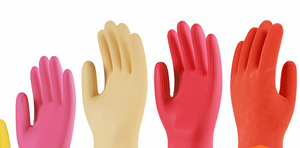 18 Inch Extra <b>Long</b> Sleeves XL Industrial Rubber Latex <b>Gloves</b> 150 Gram Chemical-Resistant and Waterproof Anti-Acid Function - Product Image 1
