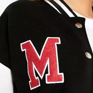 Venta al por mayor al aire libre chaqueta de moda de los hombres logotipo personalizado béisbol carta Universidad hombre Letterman chaquetas de talla grande - Product Image 4