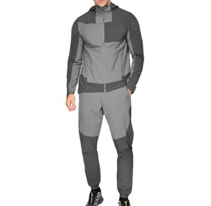 Conjunto Deportivo Cortavientos Transpirable de Moda, con Estampado Sólido y Logotipo Personalizado para Mujeres Adultas, Tallas Grandes, Otoño - Product Image 1