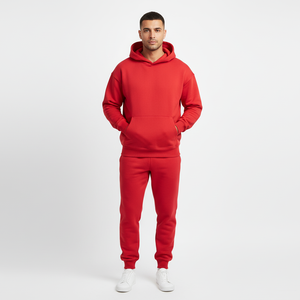 ชุดเซ็ตเสื้อฮู้ดดี้และกางเกงจ็อกเกอร์สำหรับฤดูหนาวปี 2026 แบบยูนิเซ็กซ์ ระบายอากาศได้ดี สวมใส่สบาย ไซส์พลัส สีพื้น แต่งลูกปัด ล้างสีแบบแอซิด ผ้าสองด้าน 65% ผ้าฝ้าย 35% - Product Image 6