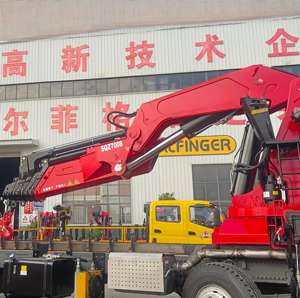 מנוף מפרקי הידראולי חדש מהמפעל, עוצמתי, 20 טון, 25 טון, 30 טון, 35 טון, עם זרוע מתקפלת, מניפולטור, מנוף זרוע מפרקית למשאית - Product Image 2