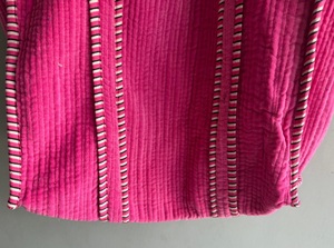 Manteau kimono matelassé en velours de coton pour femme, réversible, col rond, ouvert sur le devant, rembourré, pour l'automne et l'hiver, cadeau pour elle - Product Image 5