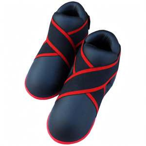 Protège-pieds de Taekwondo unisexe en PU personnalisables, 2 cm, résistants à l'usure, équipement d'entraînement d'arts martiaux, équipement de protection OEM - Product Image 2