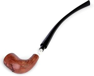 Pipa de Fumar de Madera Rústica, Pipa de Fumar de Tabaco Premium, Pipa de Fumar de Madera Vintage, Pipa de Fumar de Madera Natural para Club o Bar - Product Image 2