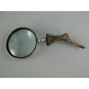 แว่นขยายทำจากเขาควาย ของขวัญส่งเสริมการขายและของที่ระลึก แว่นขยายขอบสีเงิน อุปกรณ์สำนักงาน - Product Image 2
