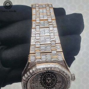 Montre de luxe pour homme Charm Jewells, 40 mm, acier inoxydable, cadran analogique, mouvement mécanique, étanche 10 bars, date automatique, tendance - Product Image 3