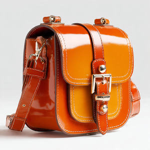 Bolso de Hombro de Cuero Genuino Clásico y Vintage, Impermeable, Personalizable, con Diseño de Bandolera para Mujer - Product Image 1