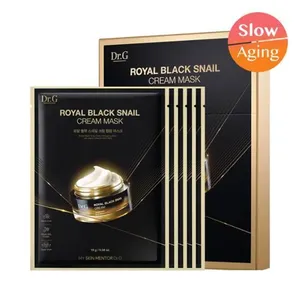 Dr.G Royal Black Snail Cream Mask Sheet 5 Pack Good Quality Facial Masks - Product Image 1
