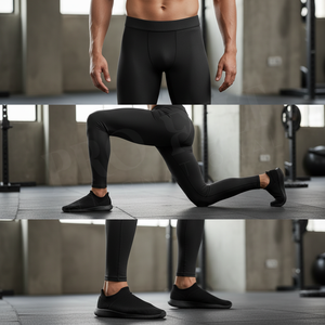 Whole Sale Cheap Price High Quality Solid Plain Blank Compression Leggings Training Jogging Exercise Custom Printed Skinny Pants - Product Image 4