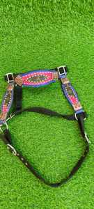 Venta al por mayor: Cabestro de cuero con cuerda de diseño personalizado Kandari Sports KS-HH-068, acolchado suave, herrajes de aleación, duradero y cómodo para caballos. - Product Image 2