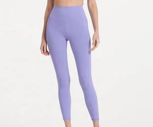 Nuevos Leggings de Yoga de Cintura Media Tejidos para Mujer, Casuales, Sólidos, para Gimnasio, Ejercicio, Fitness y Running, Precio al por Mayor, con Logo - Product Image 4